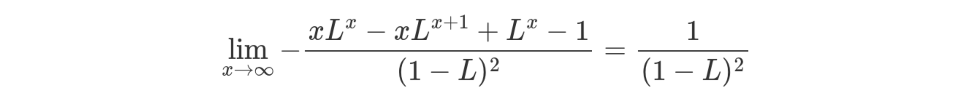1 / (1 - l)^2